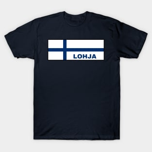 Lohja City in Finnish Flag T-Shirt